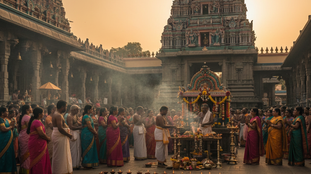 Hindu Pooja Experience at Nallur Kovil e1765782286439