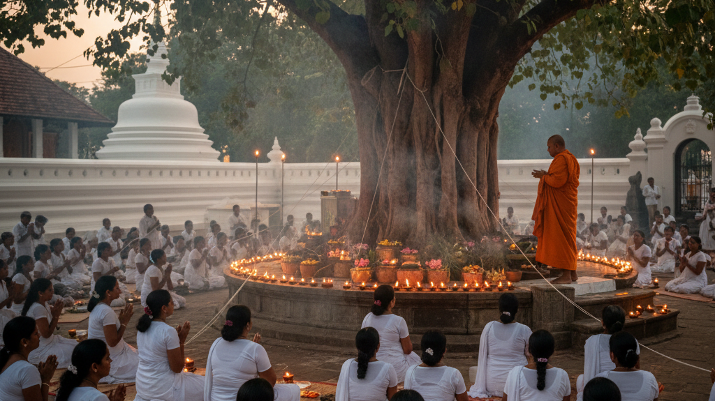 Participating in Bodhi Pooja e1765782248389