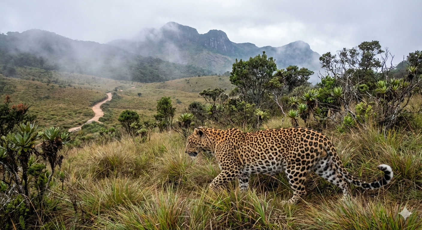 horton plains leopard